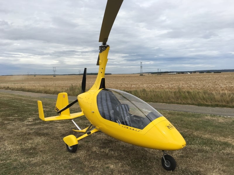 Baptême en ULM Autogire à Thoiry dans les Yvelines