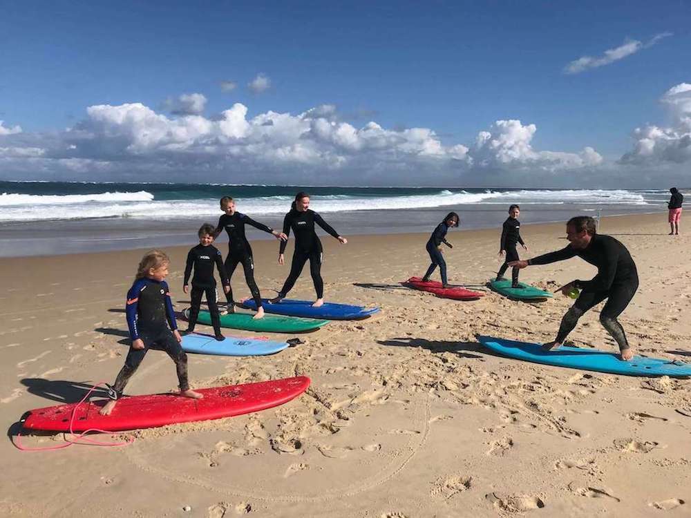 Cours de surf spécial EVG à Lisbonne - Teambuilding