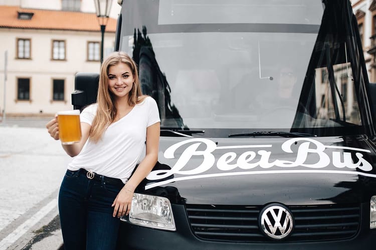 Balade en Beer Bus à Prague
