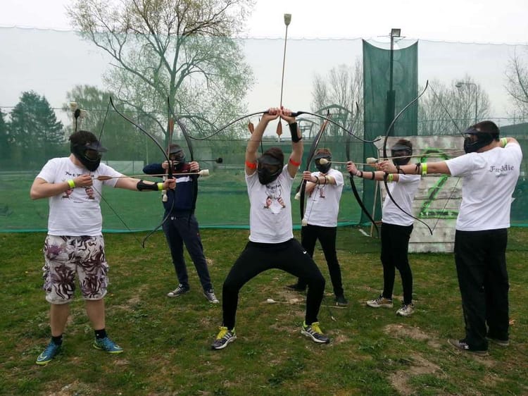 Archery Tag à Prague - EVG - EVJF - Teambuilding 