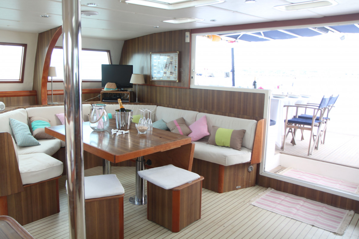 Croisière à bord d'un catamaran à St Tropez