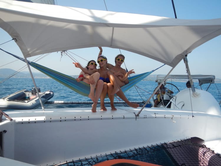 Croisière à bord d'un catamaran à St Tropez