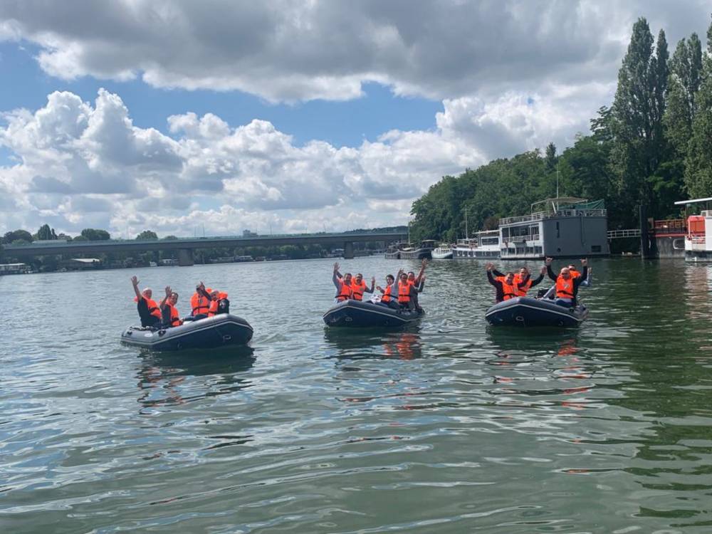 Les Experts de la Seine en Zodiac - Chasse au trésor sur la seine