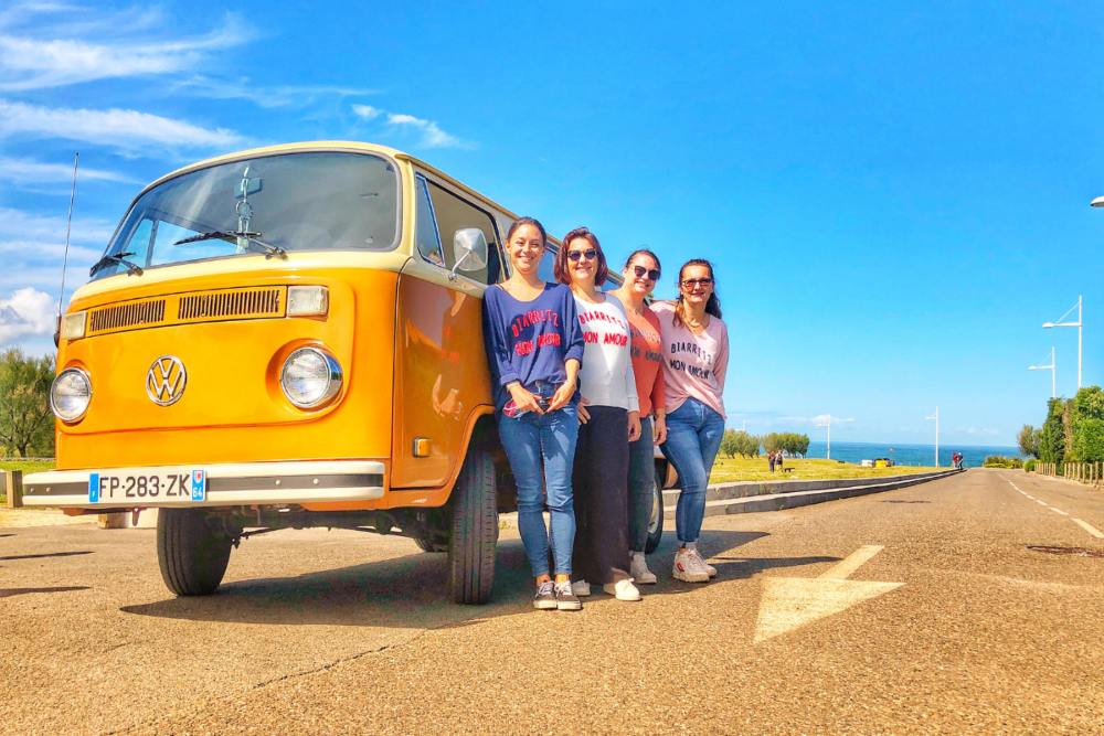 Balade en Combi VW au Pays Basque 