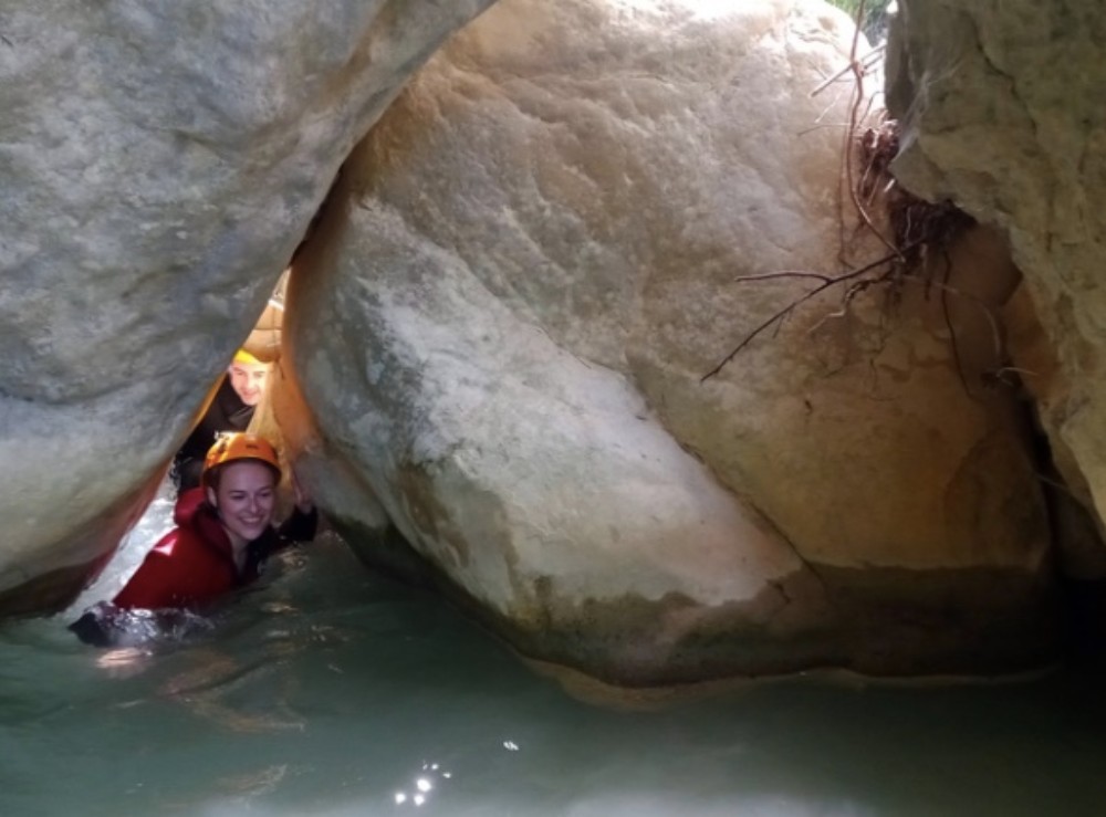Randonnée aquatique dans les Gorges du Verdon à Castellane 