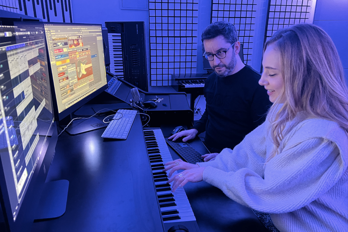 Enregistrement en studio à Paris