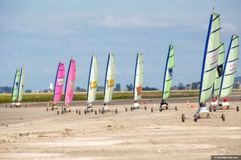 Char à voile à Amsterdam