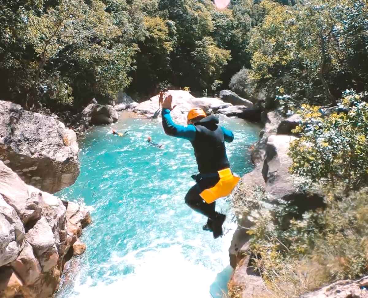 Canyoning à Nice - les Gorges du loup