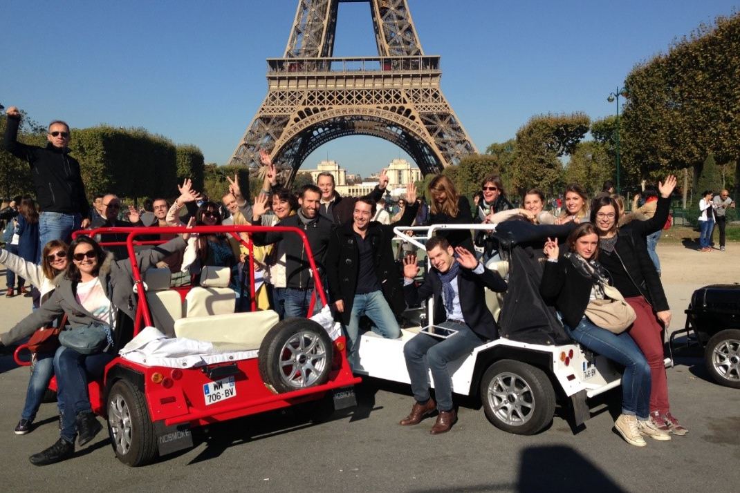 Jeu de piste en voiture dans Paris en Nosmoke - 75