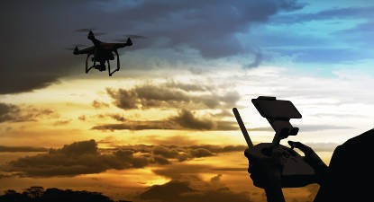 Pilotage de drone en Anjou