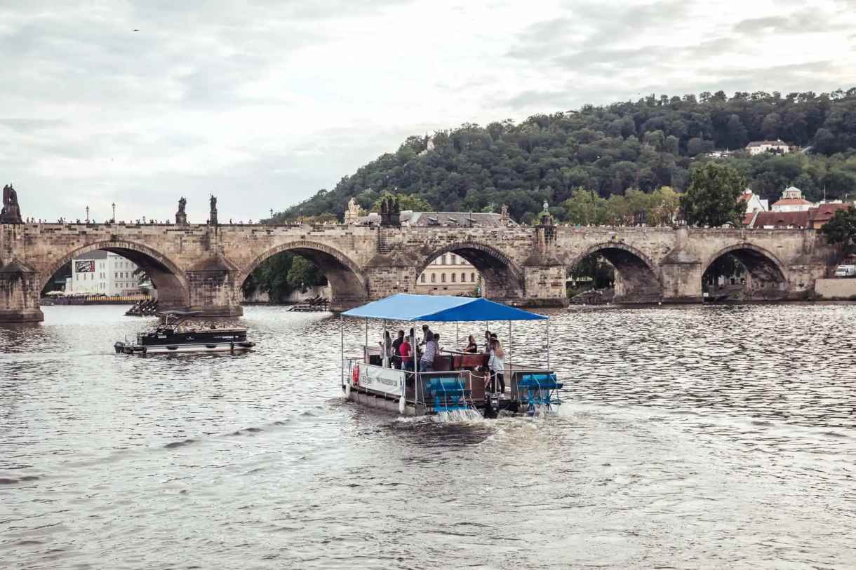 Beer boat à Prague