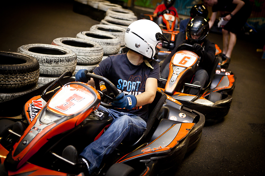 Karting indoor à Cracovie