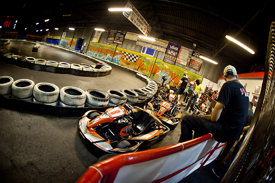 Karting indoor à Cracovie