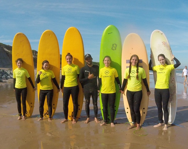 Cours de surf à Biarritz - Plage Marbella 