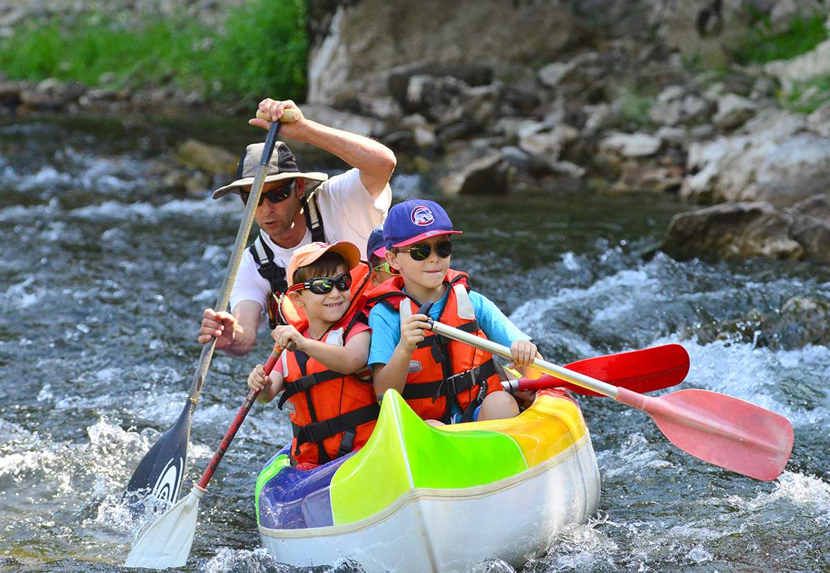 Randonnée en canoé Kayak sur L'Ardèche