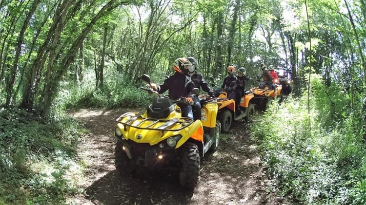 Randonnées Quad dans le vignoble en Bourguignon