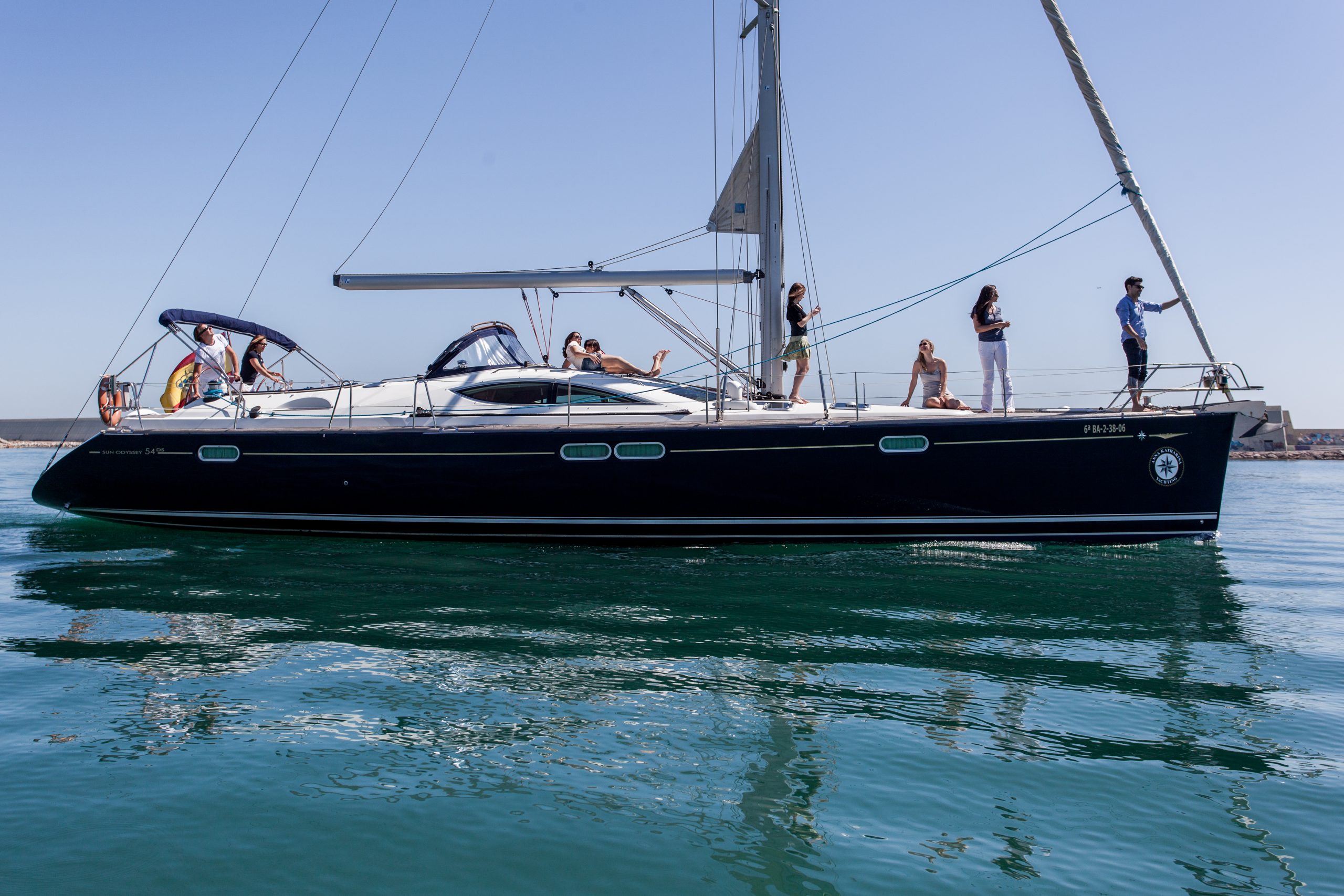 Location d'un voilier luxueux avec skipper à Barcelone 