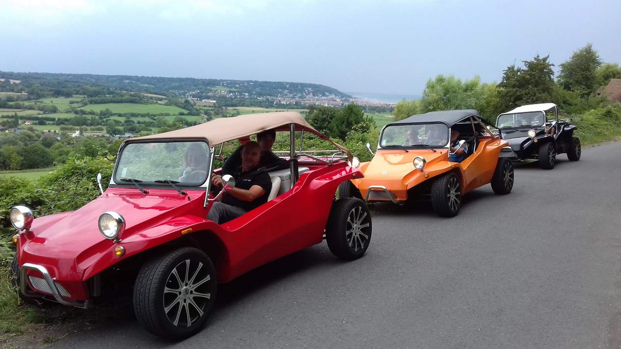 Balade en Buggy vintage à Deauville en Normandie