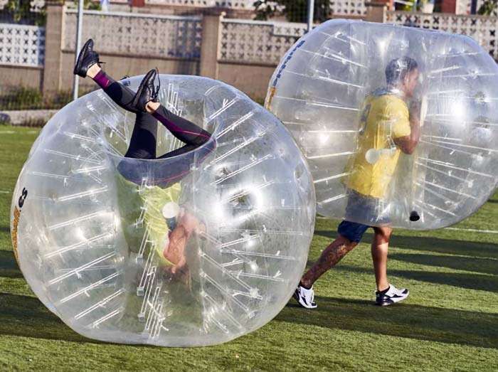 Bubble foot à Barcelone pour EVG - Teambuilding 