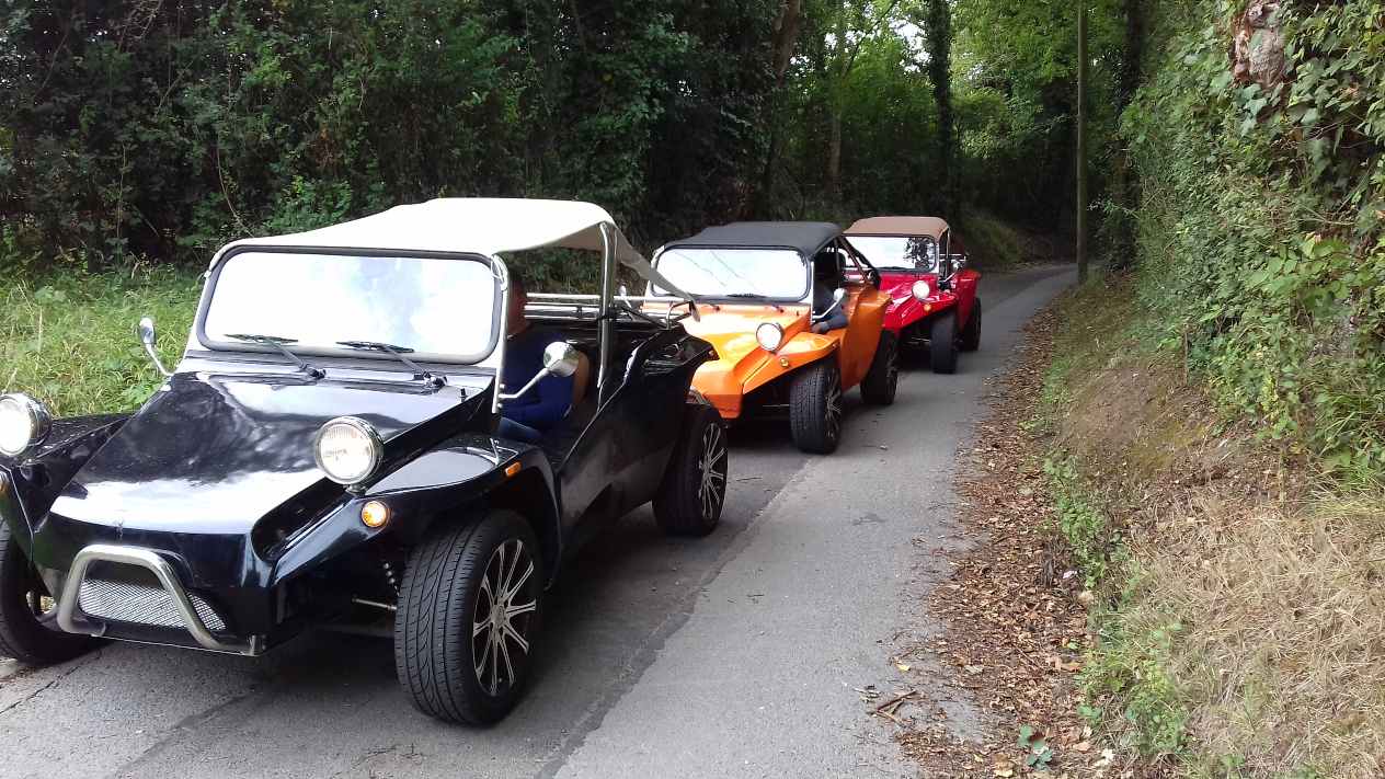 Balade en Buggy vintage à Deauville en Normandie