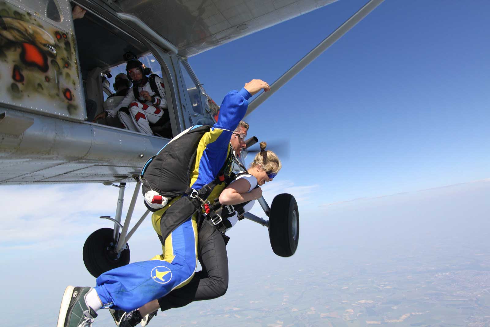 Saut en parachute à Péronne - Somme