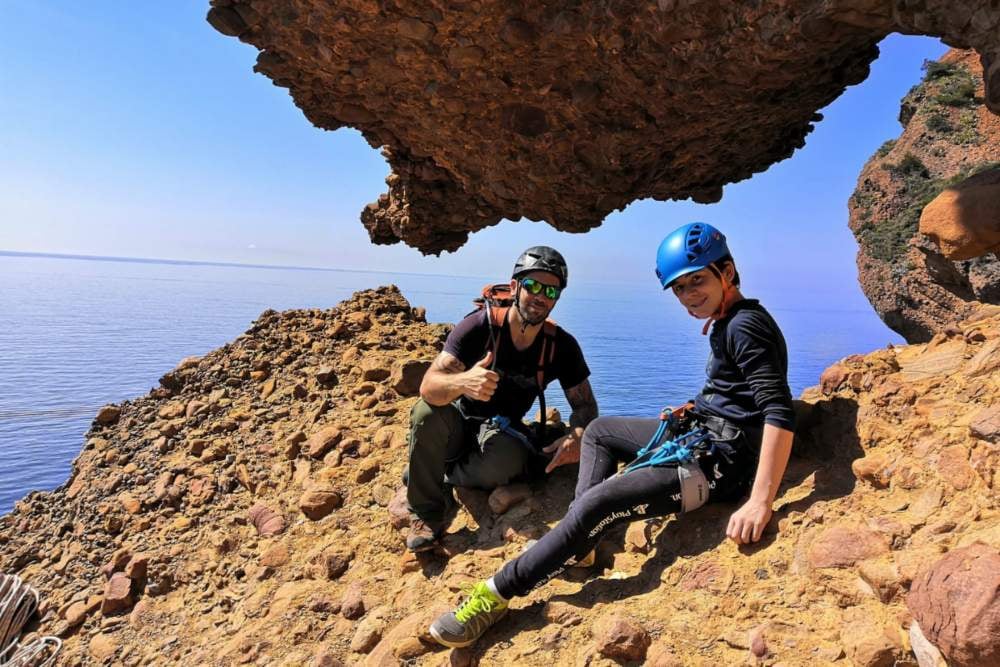Via Ferrata dans les Calanques de La Ciotat - Trou du Souffleur