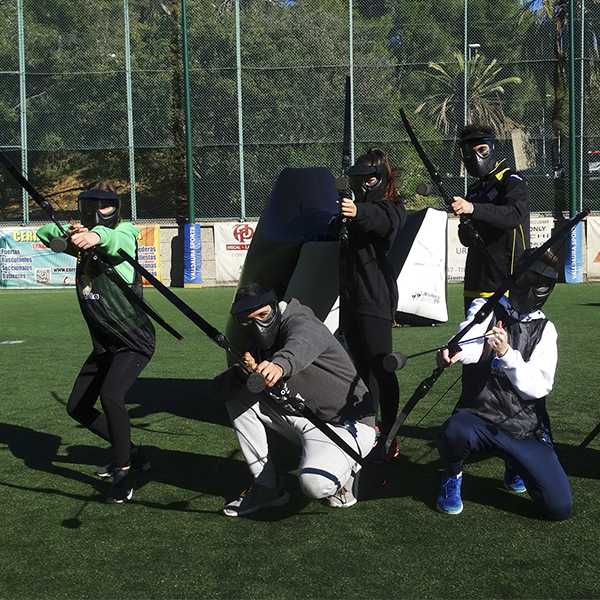 Archery Tag & Bubble Foot à Barcelone pour EVG et EVJF - Teambuilding 