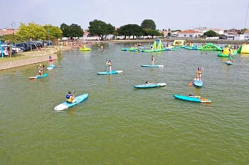 Balade en Stand-Up-Paddle à L'Aiguillon sur Mer