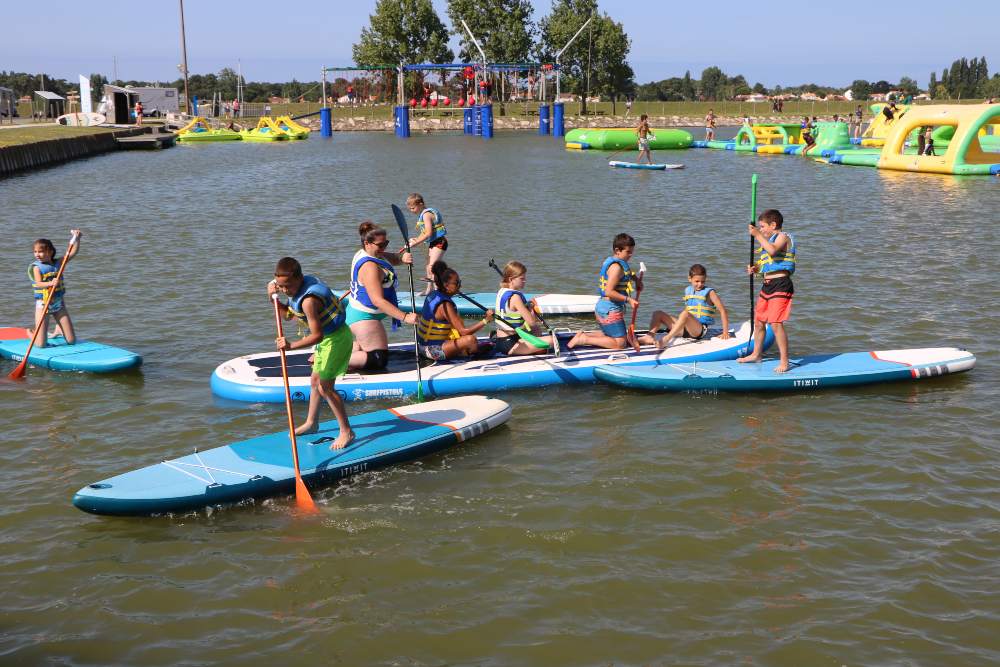 Balade en Stand-Up-Paddle à L'Aiguillon sur Mer