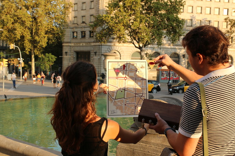 Chasse au trésor à Barcelone