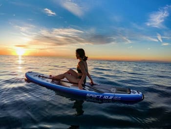 Stand up paddle à Barcelone