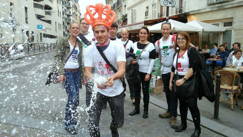 Défis et épreuves insolites - rue Mouffetard - Paris 5