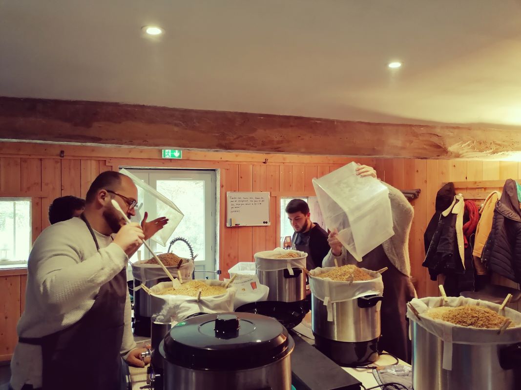 Atelier brassage de bière à Sainte Croix du Mont