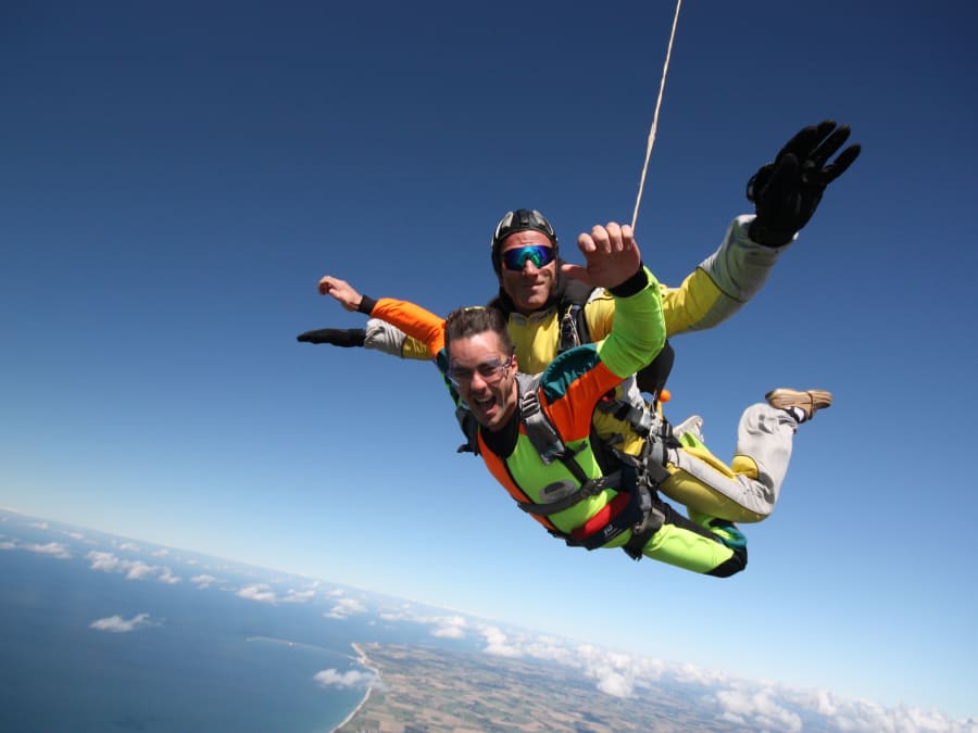 Saut en parachute au Havre, Normandie