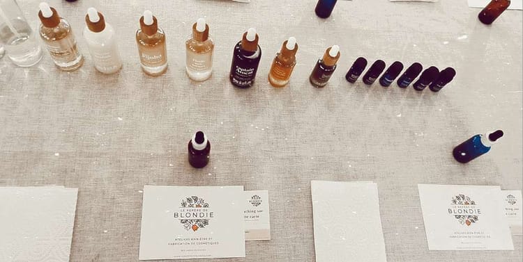 Atelier fabrication de cosmétiques bios à domicile - Paris