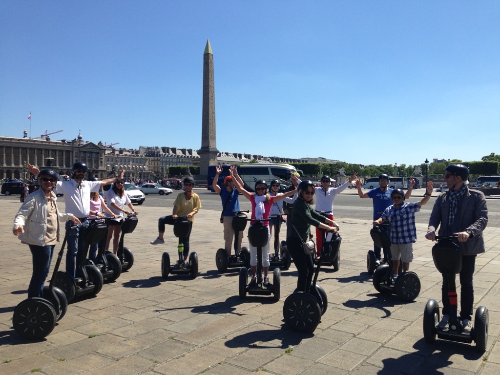 Balade touristique en gyropode Segway dans Paris