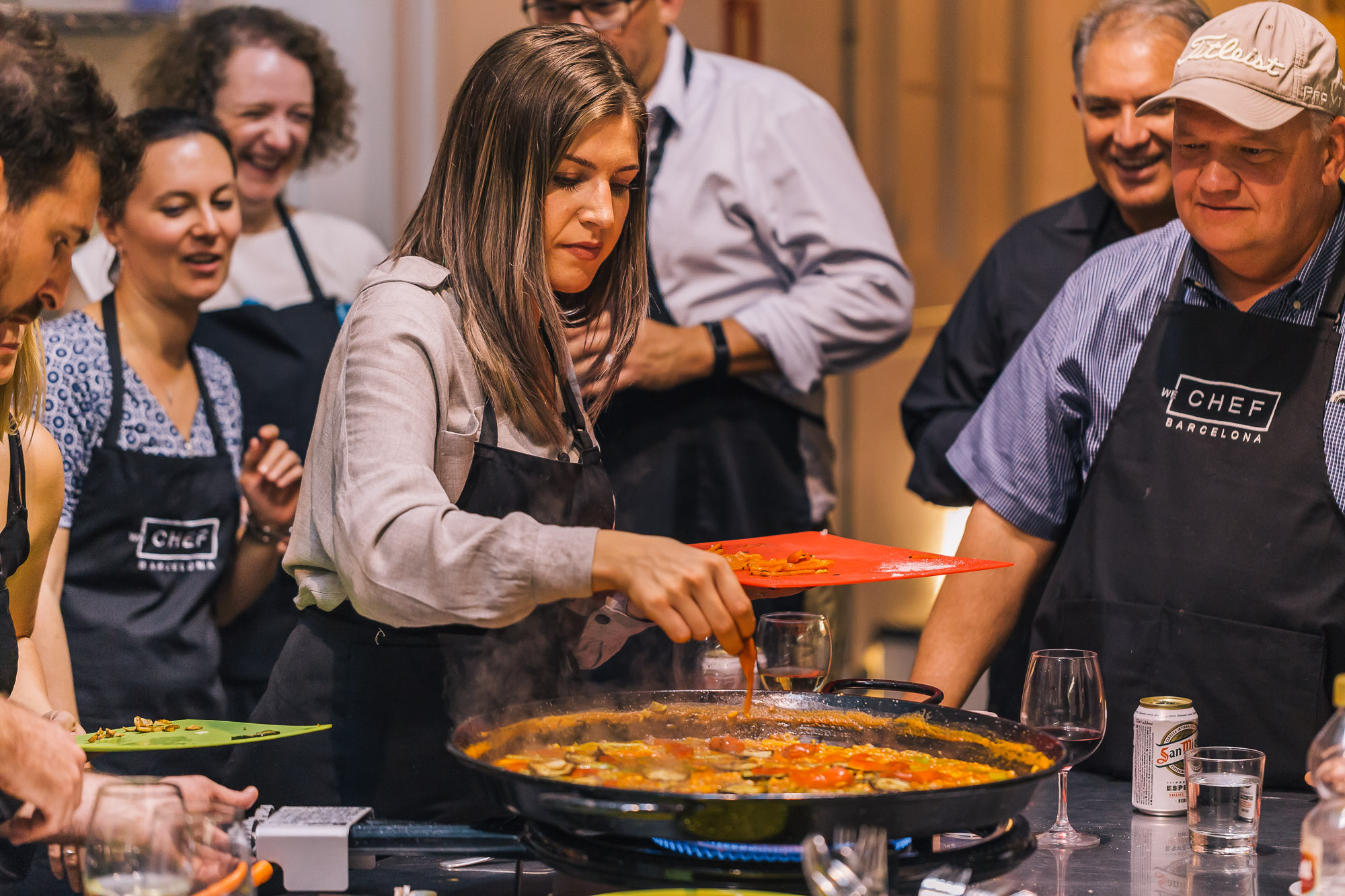 Cours de cuisine espagnol pour un EVG / EVJF à Barcelone