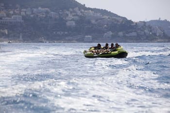 Bouée tractée à Nice