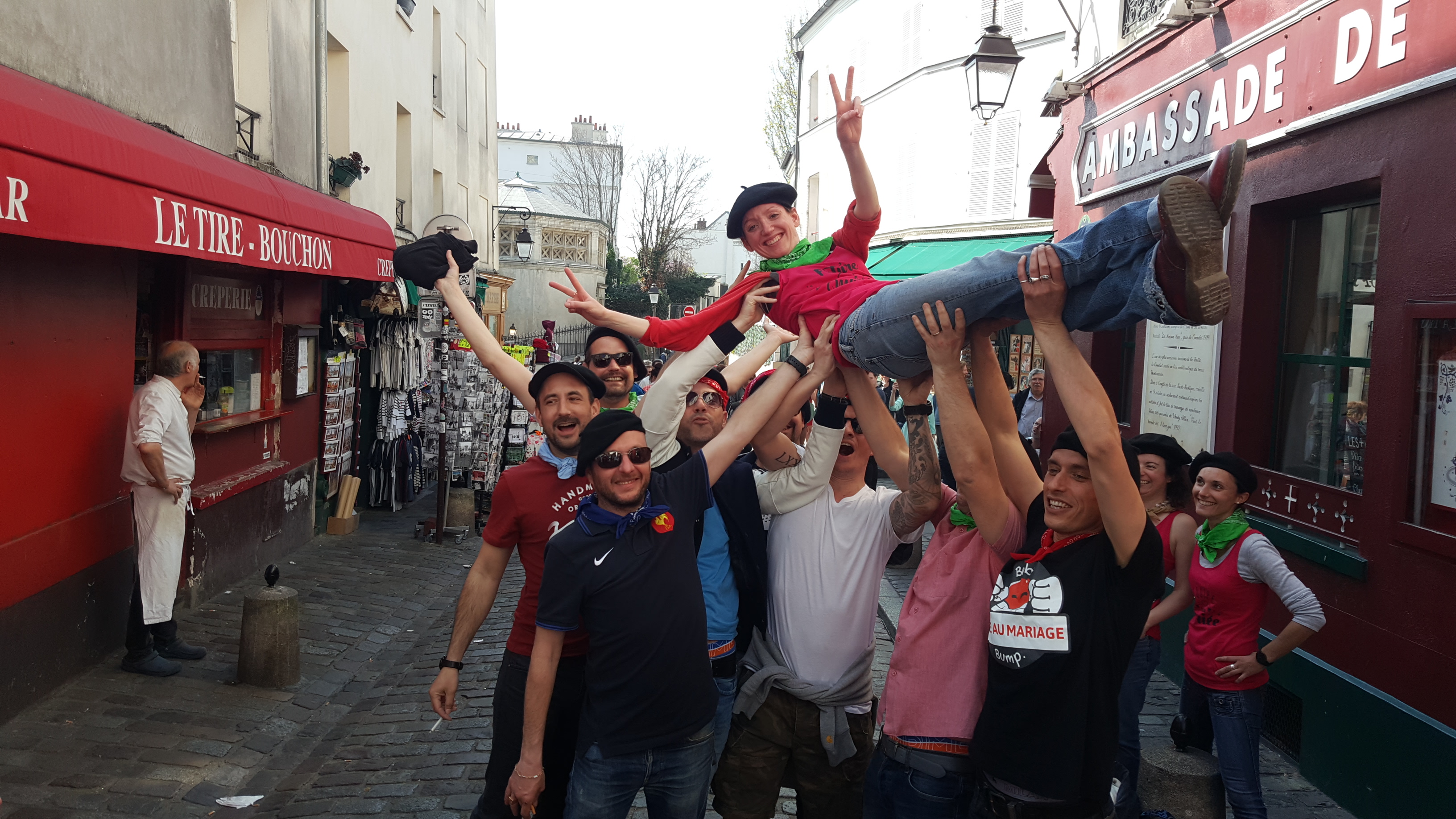 Parcours de défis à Montmartre pour team-building