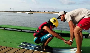 Ski nautique à l'Aiguillon-Sur-Mer