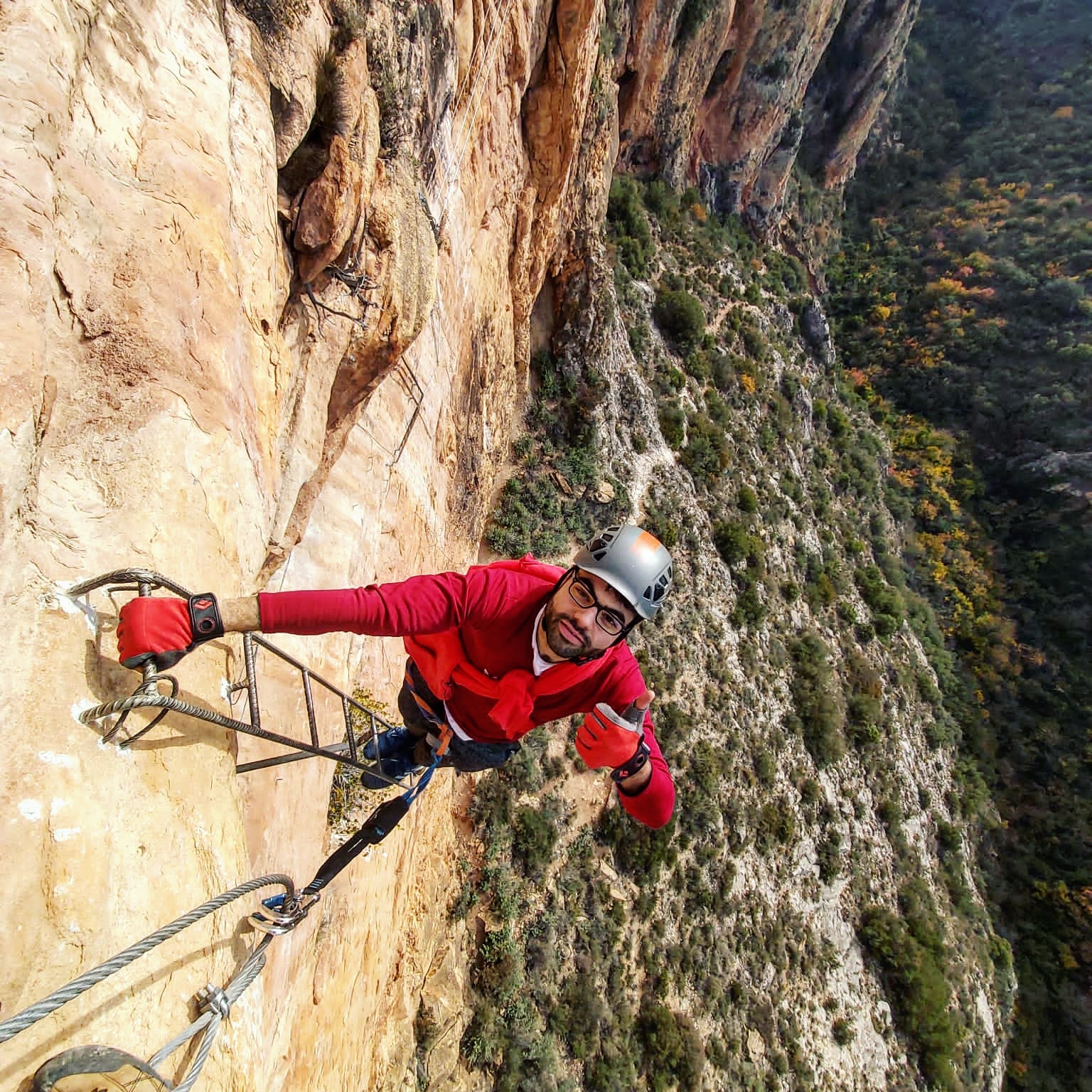Via ferrata à 40 min de Barcelone