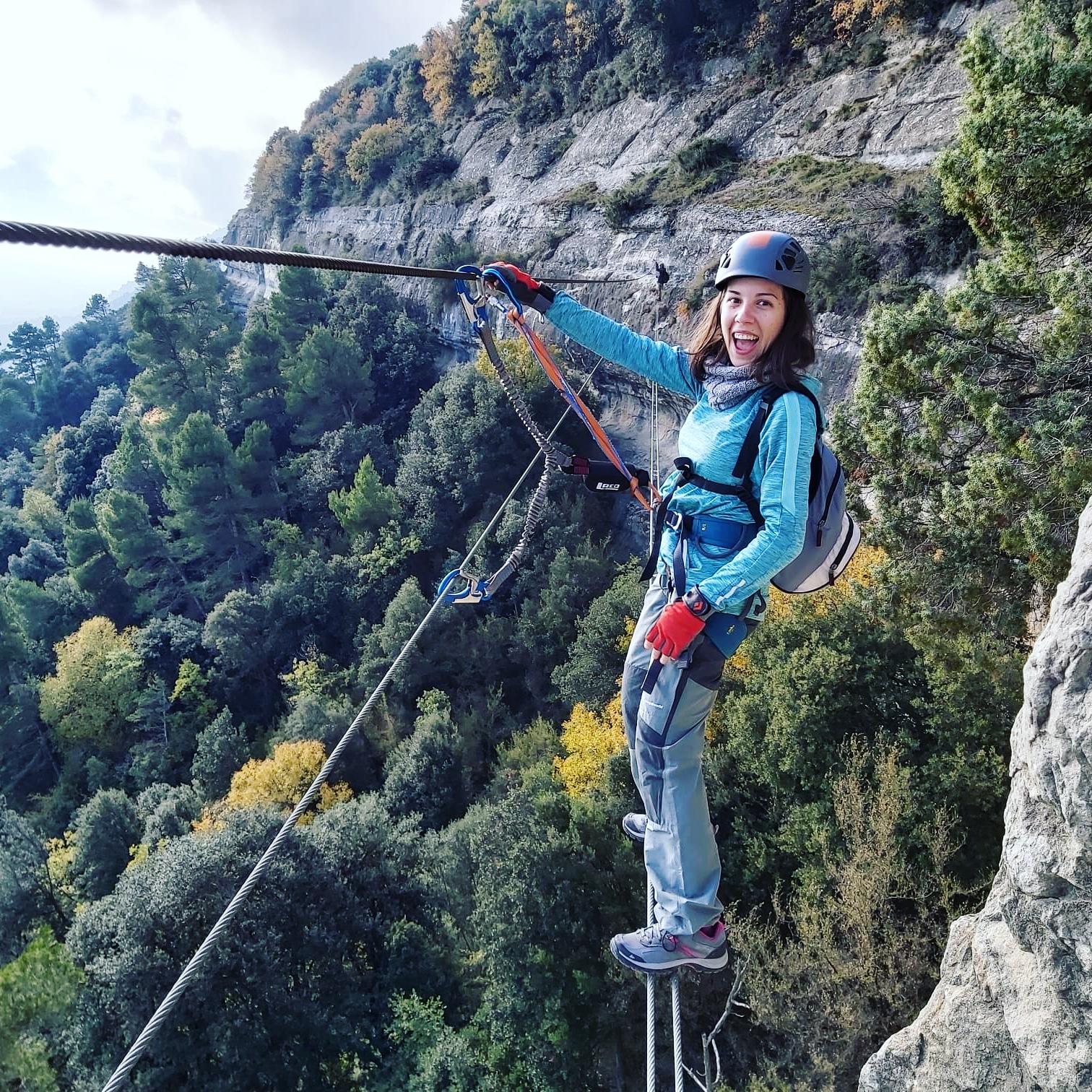 Via ferrata à 40 min de Barcelone