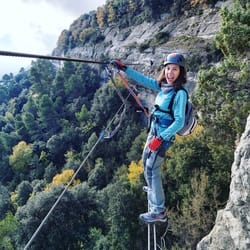 Via ferrata à 40 min de Barcelone