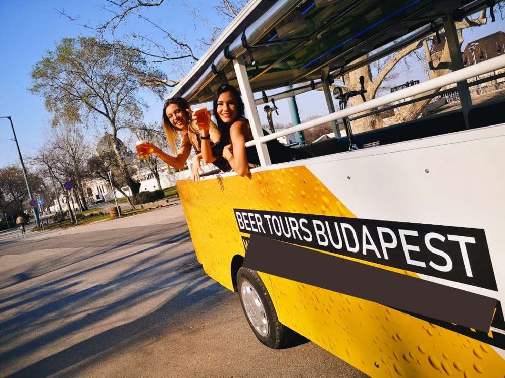 Balade en Beer Bus à Budapest