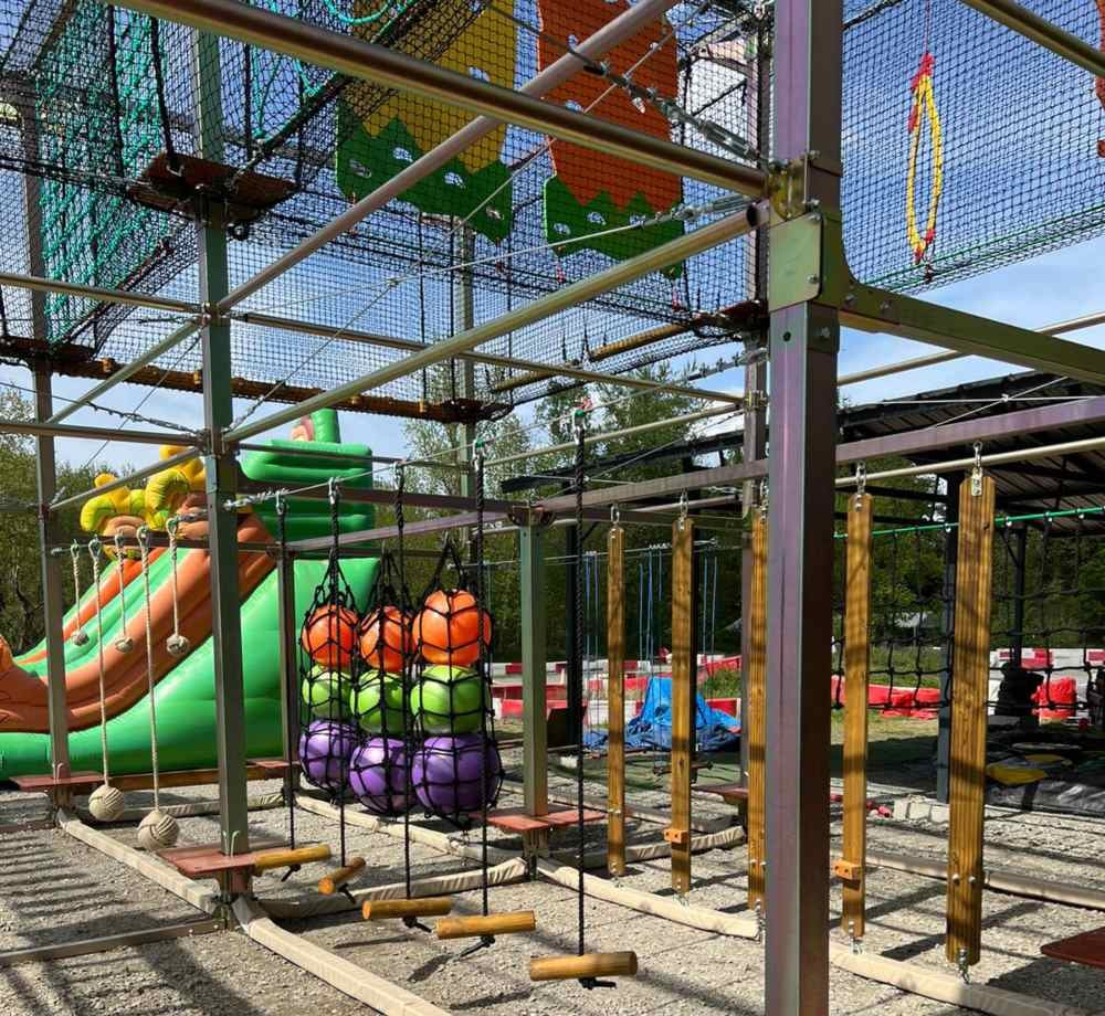 Accro-Ninja à Anse pour anniversaires enfants