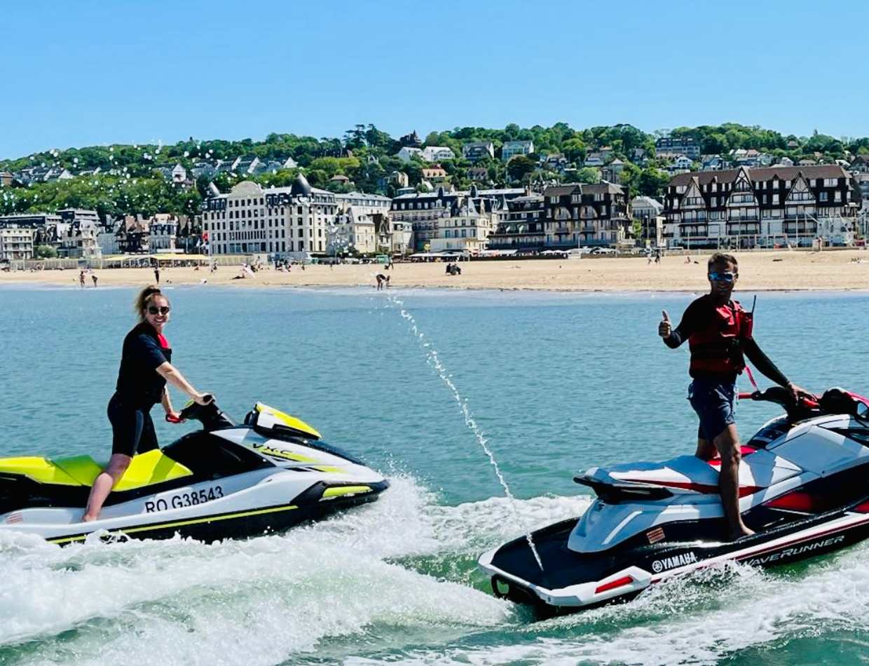 Randonnée en jet ski à Deauville