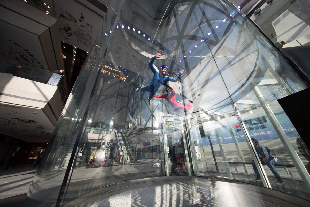 Simulateur de chute libre à Paris - 19ème - Soufflerie Paris La Villette