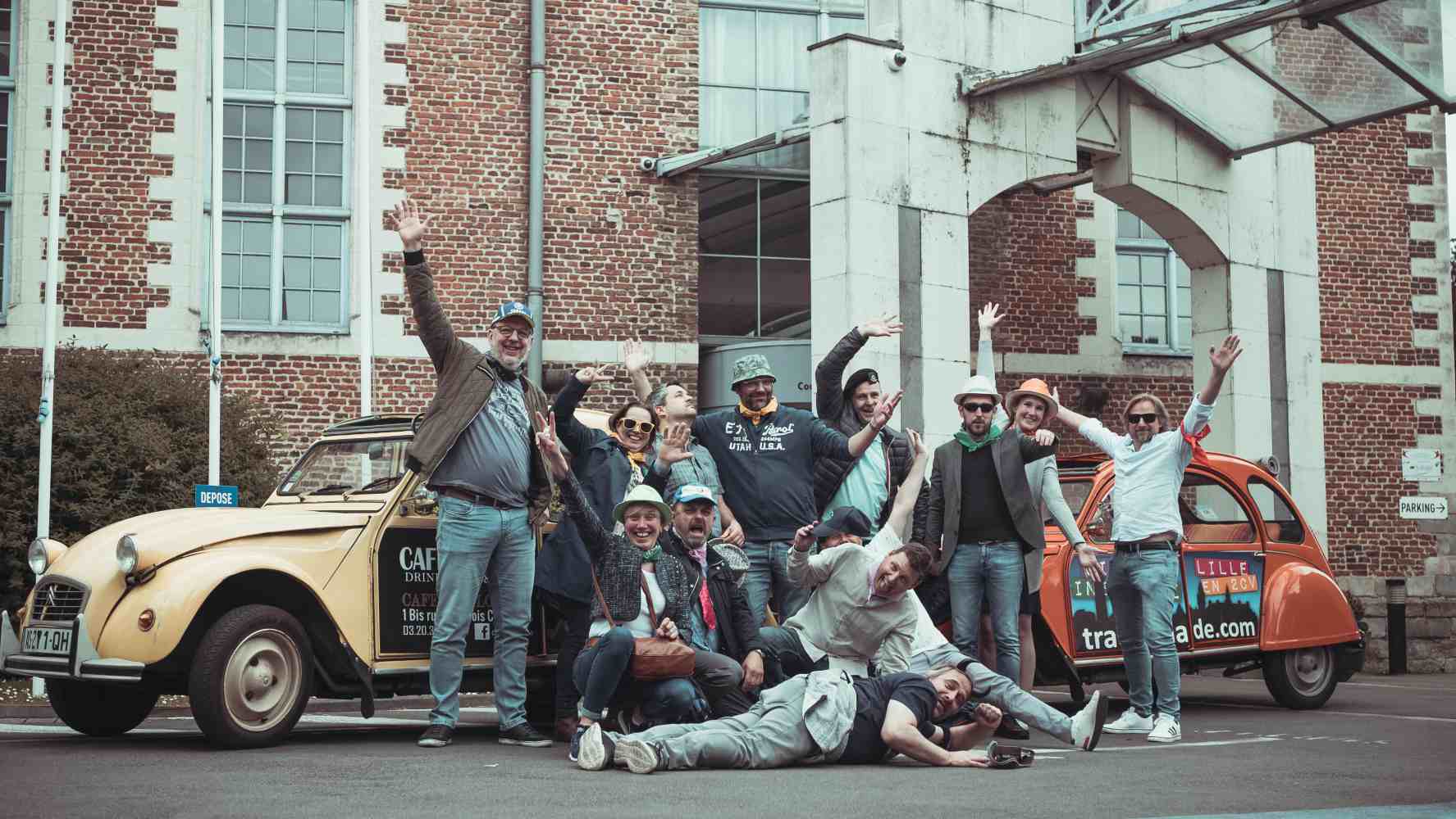 Rallye insolite en 2CV à Lille 