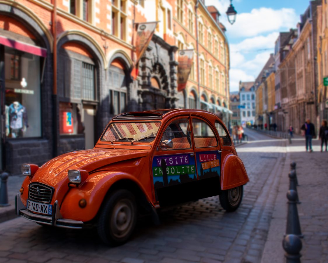 Visite insolite de Lille en 2CV