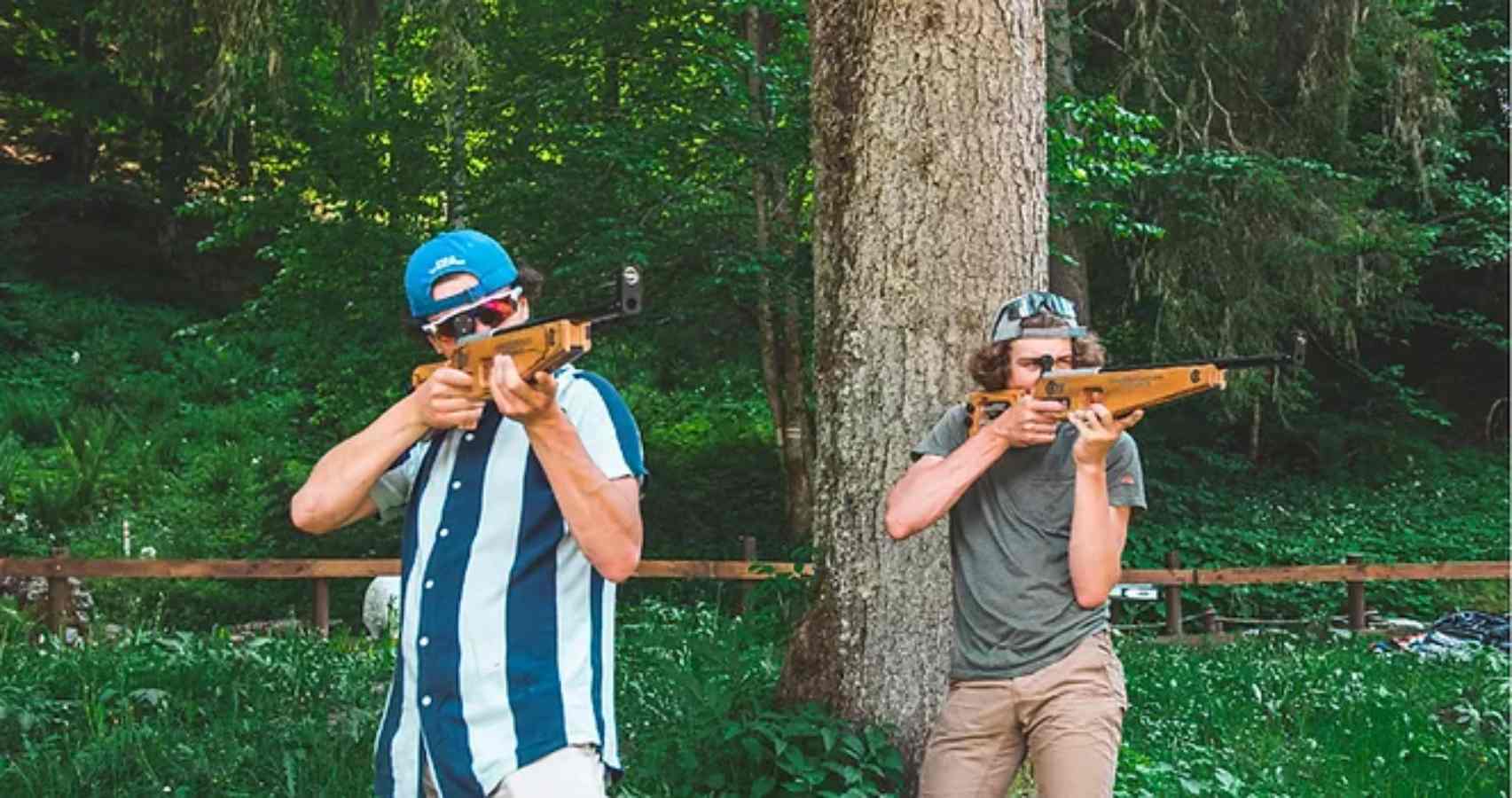 Biathlon laser à Montriond - près de Thonon les Bains